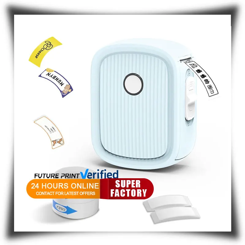 

Future barcode portable mini wireless connection intelligent thermal label printer