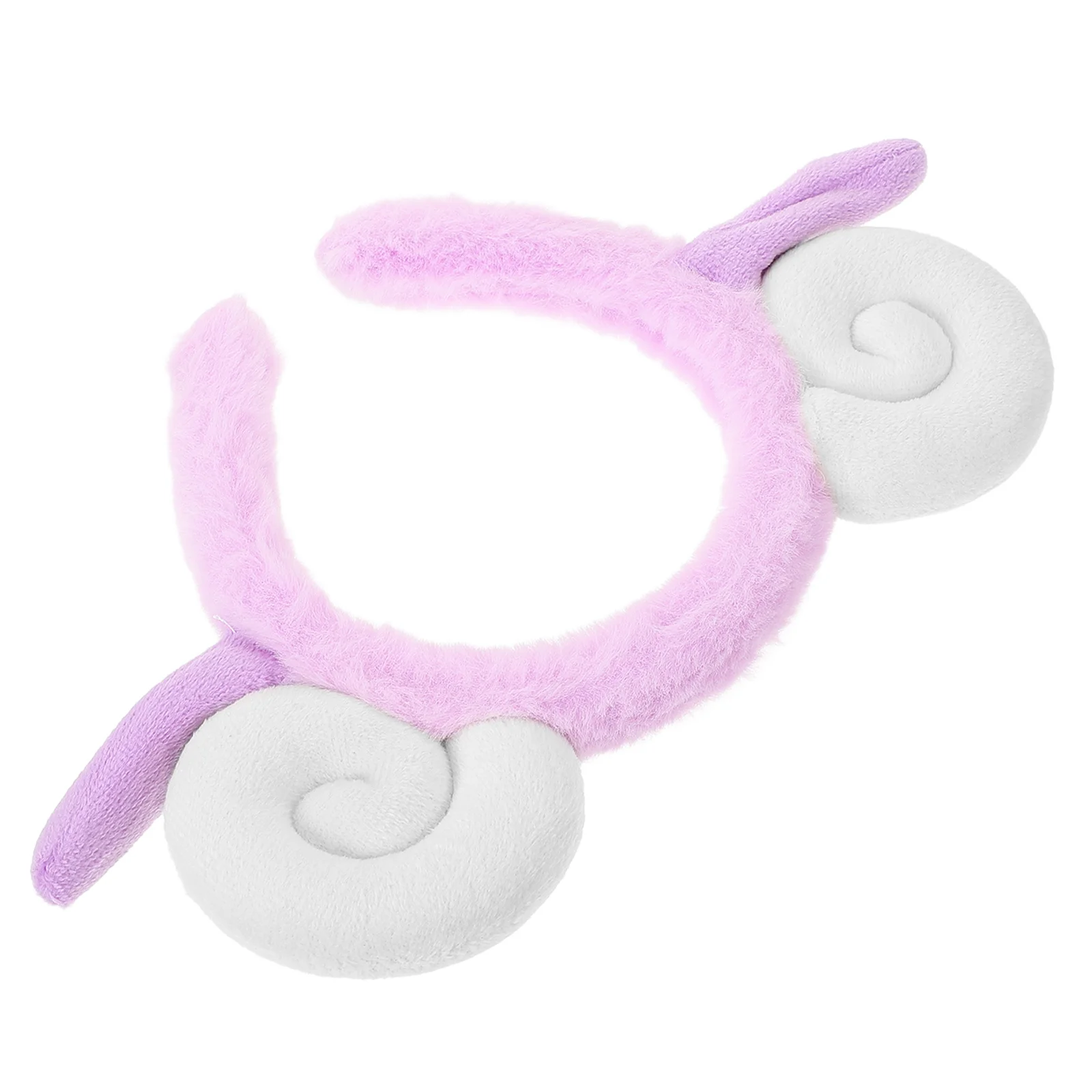 الأغنام القرن عقال لطيف شعر الضأن هوب ل تأثيري حفل زفاف هالوين زي ديكور الحيوان غطاء الرأس الشعر