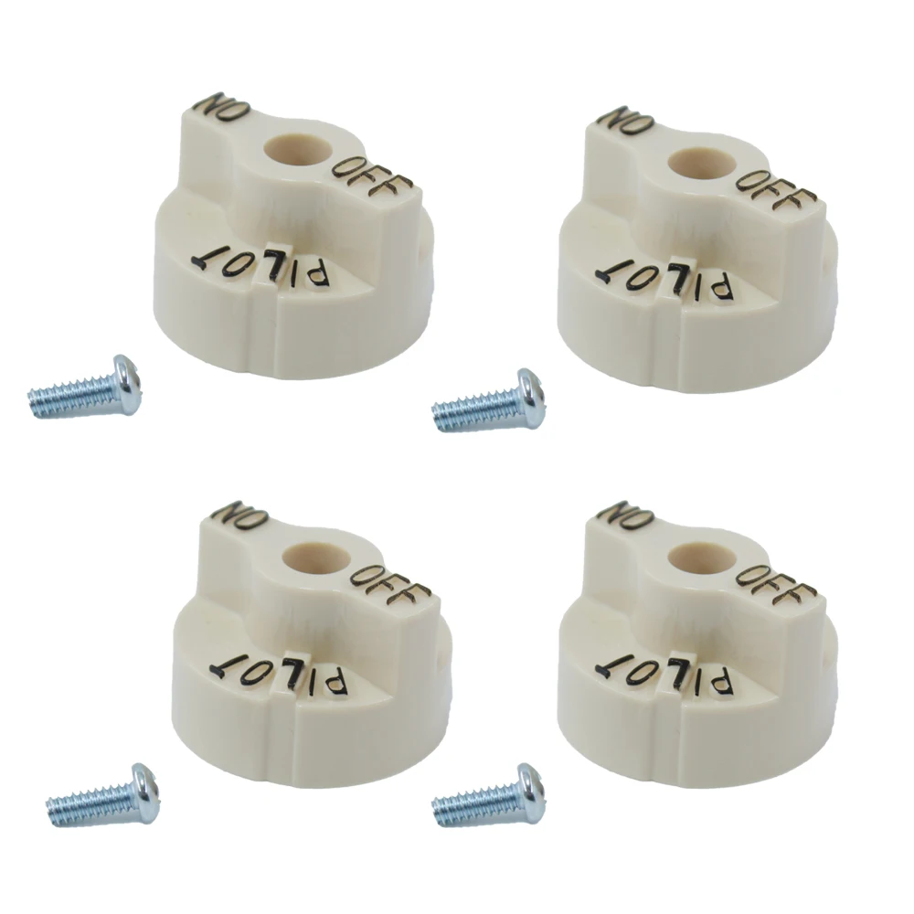 

Replacement Temperature Control Knob of Robertshaw Thermostat 700-506 Gas Valve 1751-012 Knob, Beige 4Packs