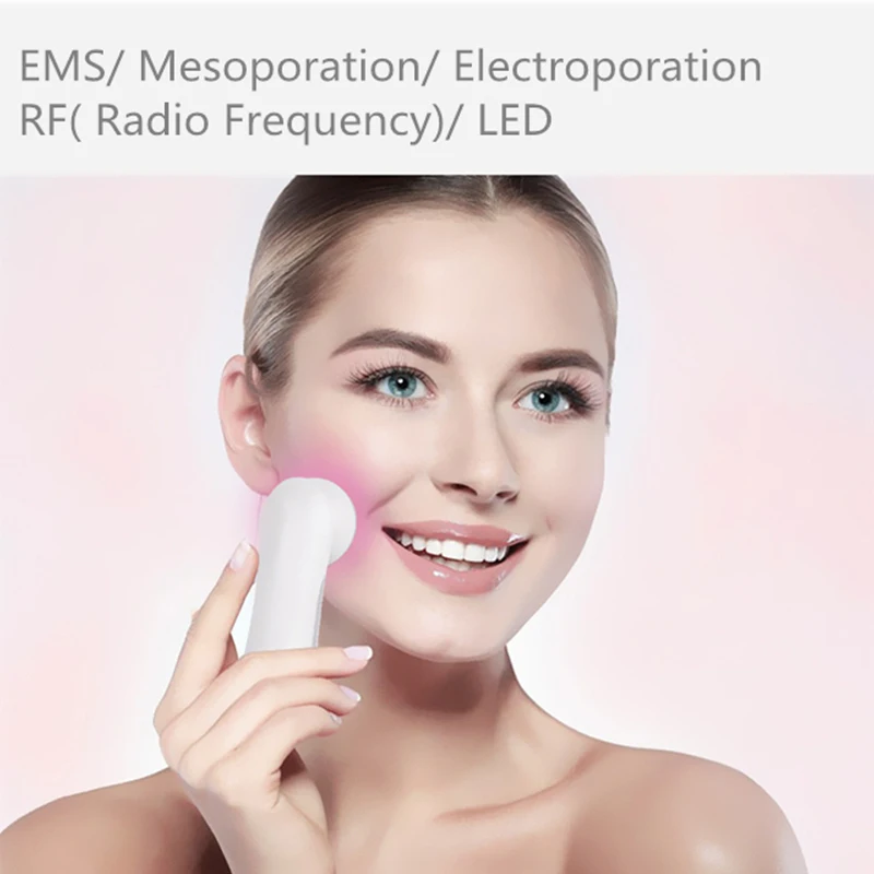 أداة مايكرو الحالية جهاز العلاج بالضوء الأحمر باليد العناية بالبشرة عصا الوجه العلاج بالضوء الأحمر #2