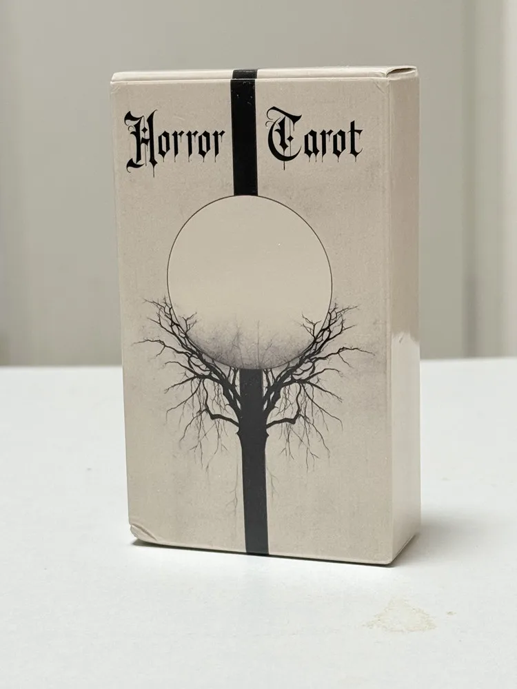 Cartas de Tarot de terror, espera de 78 Tarots, juegos de mesa, entretenimiento de ocio, reuniones familiares, baraja de Tarot gótico