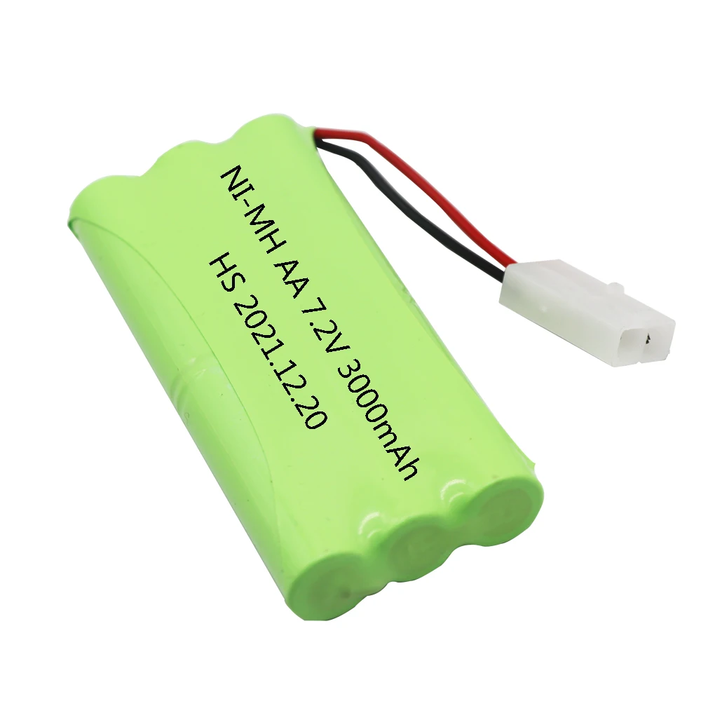 7.2V 3000mah NI-MH AA battery for Remote control electric toys boat car truck accessories upgrade 7.2 V 2400 mah aa nimh battery