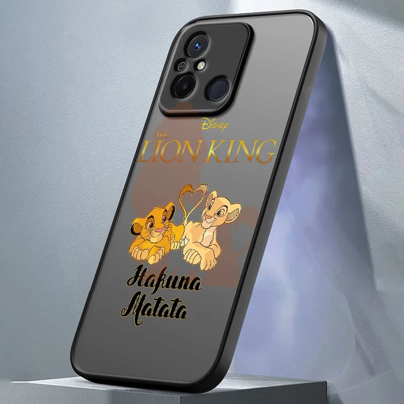 The Lion King Cute For Xiaomi Redmi 13C 12C 12 11A 10X 10C 9C 9AT 9 A2 A1 Power Prime Plus Frosted Translucent Phone Case