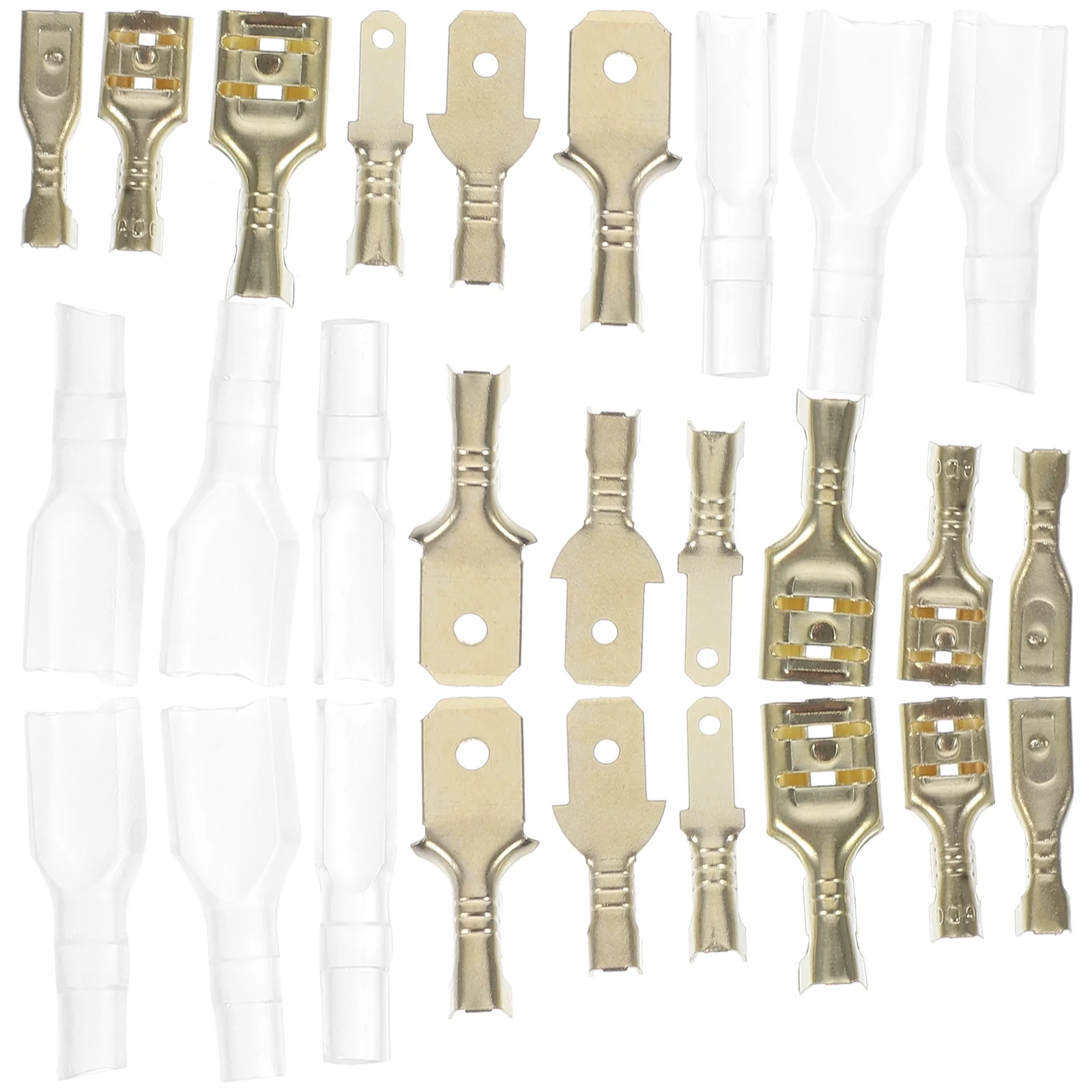 Speaker Connector Male Female Wire Terminals Quick Splice Crimp Connectors Electrical Insulated Spade Assortment