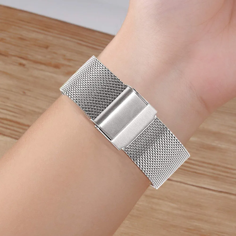 20mm Mesh Band Loop per Huami Amazfit GTS 4 3 2 2e Mini cinturino in acciaio inossidabile Correa per GTR 42mm Bip 3 S U Lite Pro