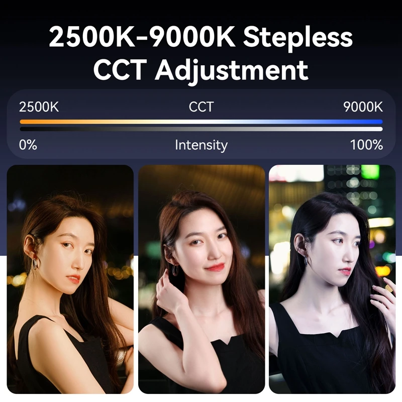 ULANZI VL119 Hand-Lichtstab 360° °   RGB-LED-Videoleuchte für Fotografie, 3300 mAh, wiederaufladbare Röhrenleuchte für Videoaufnahmen