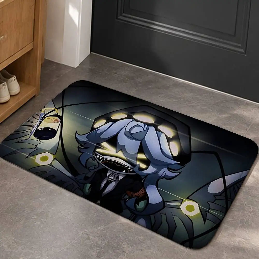 Uzi-MD Cartoon M-Murder Drones Home Decor Short Plush Floor Mat, Non-Slip & Easy to Clean for Multi Doorways