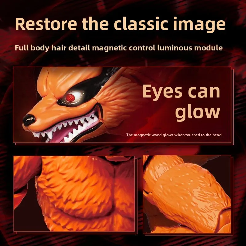Blokees nouveau Anime Naruto figurines jouets Naruto Uzumaki neuf queues légende édition Naruto bête Kurama assemblage modèle cadeau