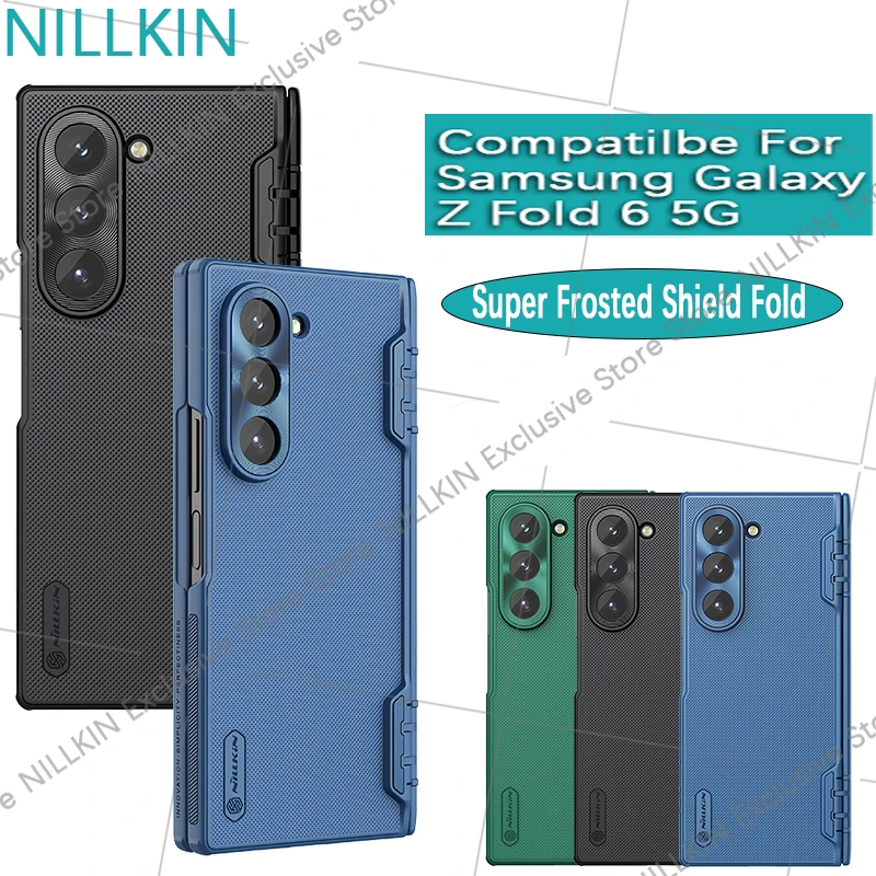 

Nillkin For Samsung Galaxy Z Fold 6 Super Frosted Shield Fold Case Anti fall airbag phone case Magsafe protective cover