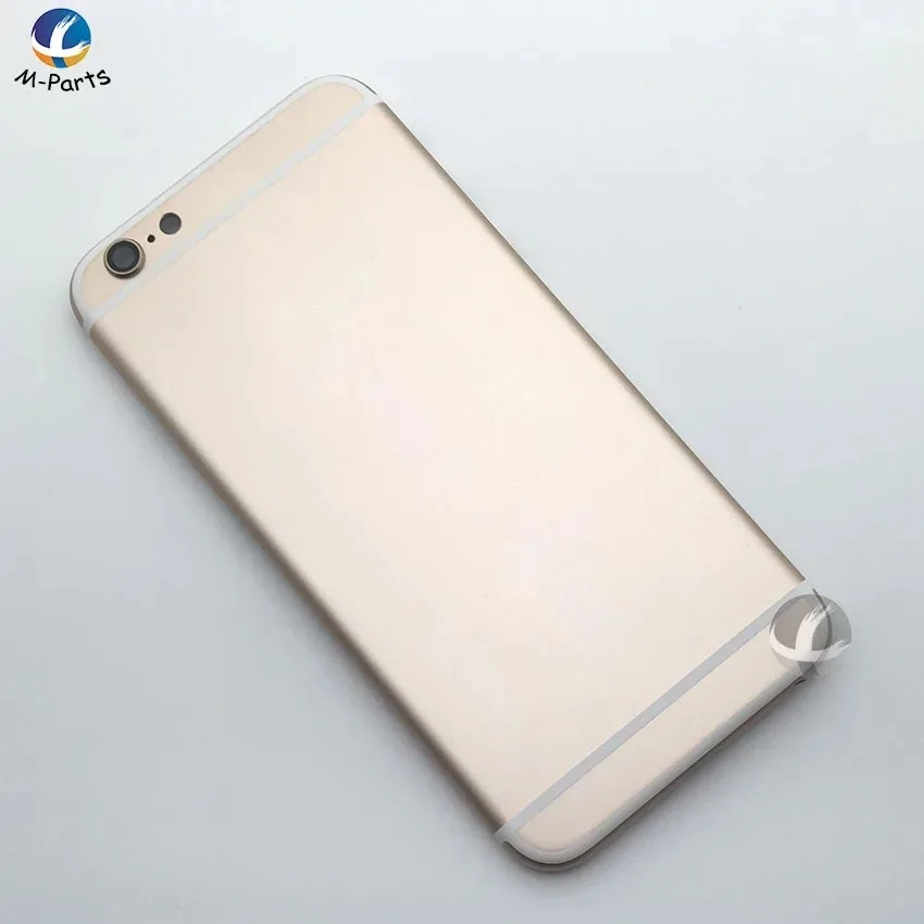 For iphone 6 Back Housing Metal Rear Cover Battery cover Lid Door Chassis Frame OEM AAA + Free Battery Sticker Tool