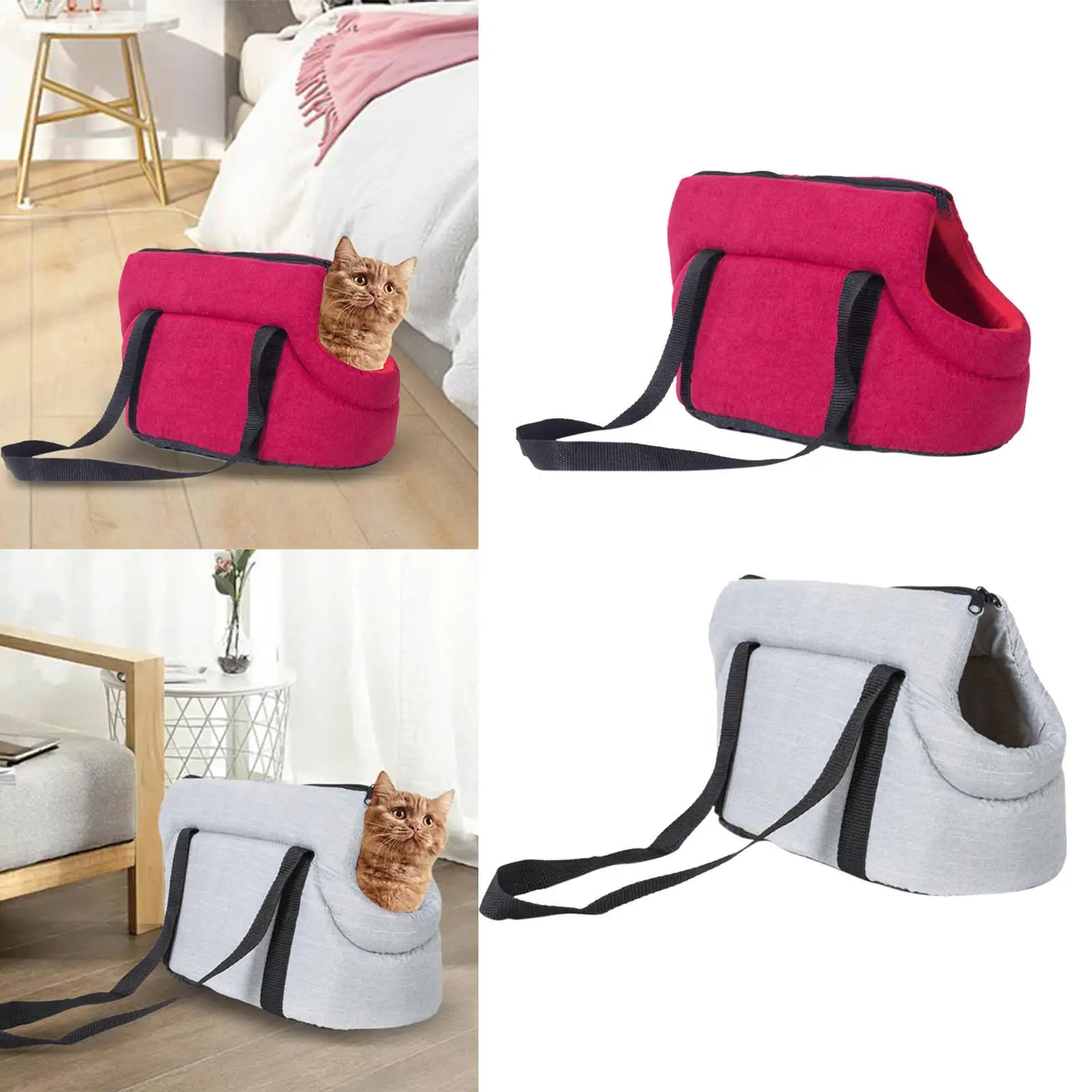 Dog Car Seat Travel Transport Bag Shoulder Bag Pet Carrier for Walking Puppy Kitten