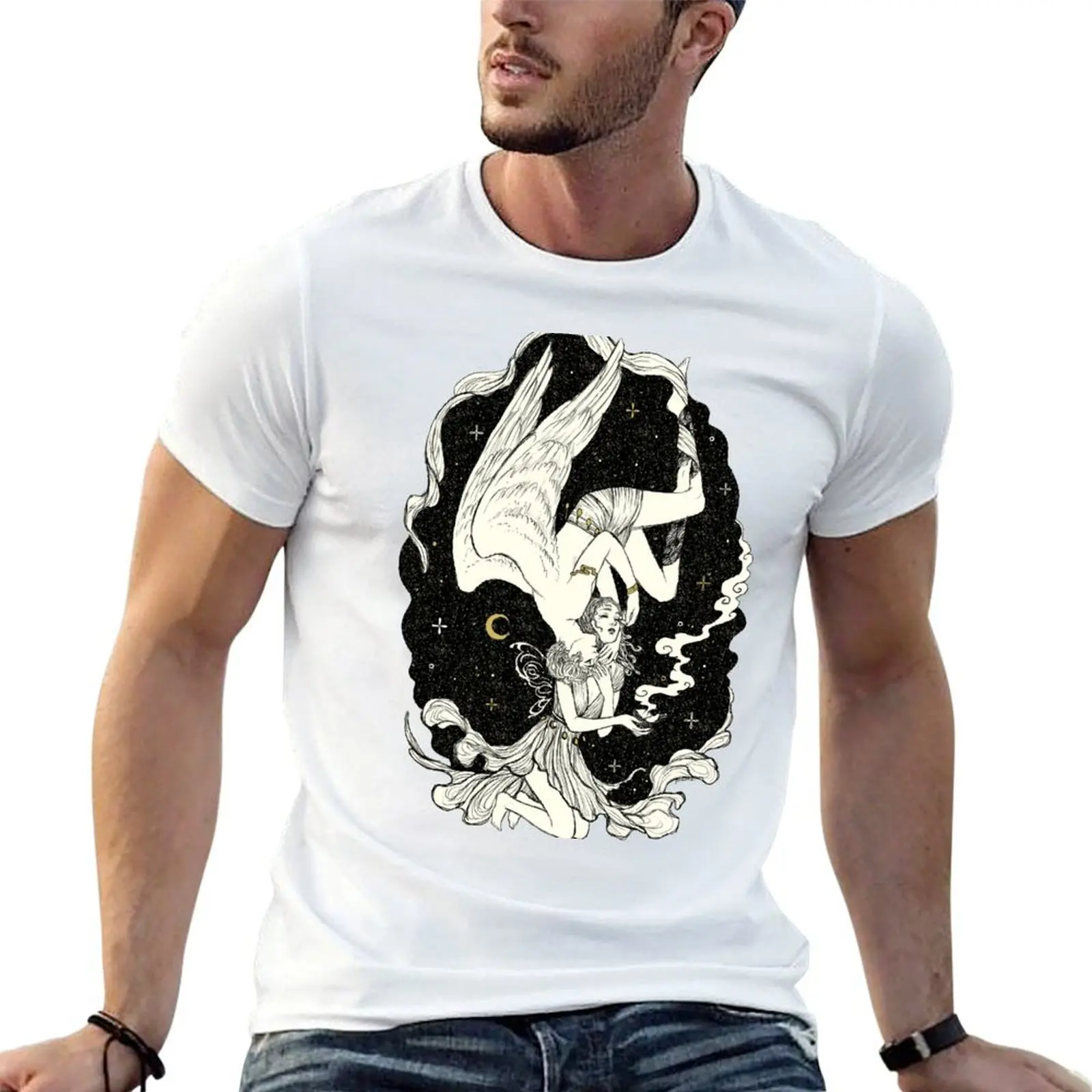 Psyche and Eros - The Last Task T-Shirt blacks plain t shirts men