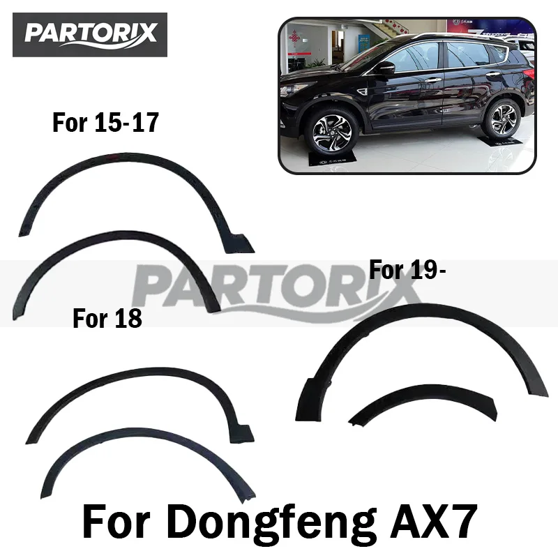 Front Rear Wheel Arch Trim Fender For Dongfeng AX7 Wheel Eyebrow Extension Wheel Arches Trim