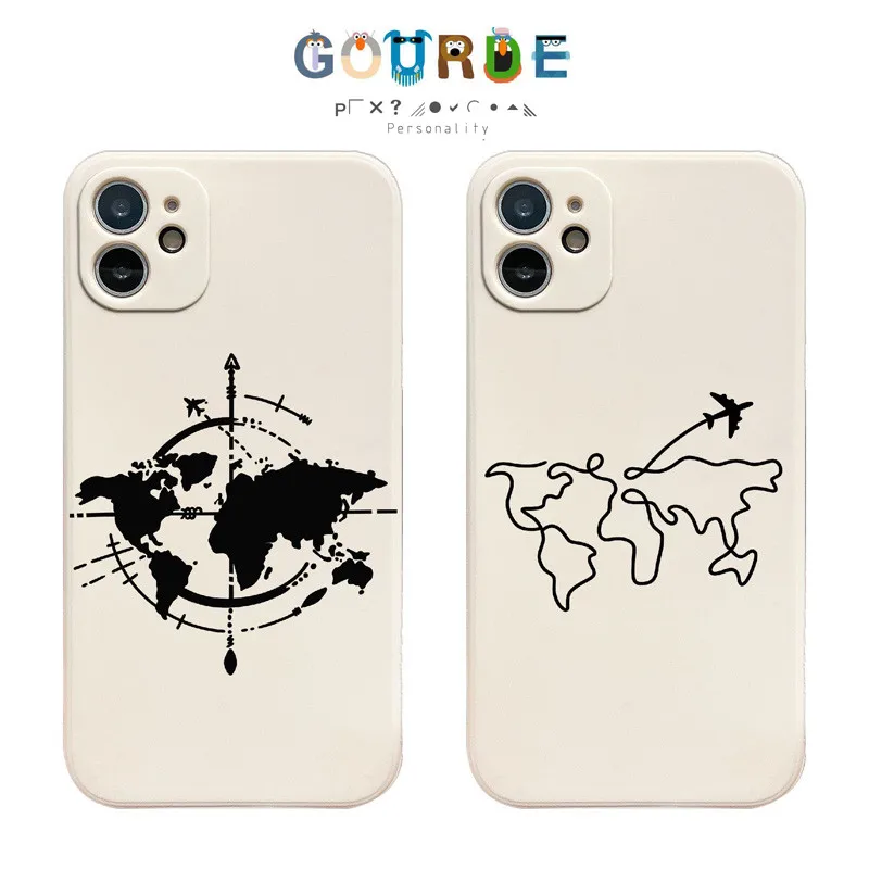 

Gourde Aircraft Casing Silicone Shockproof Phone Case Cover for IPhone 16 15 14 12 13 11 Pro Max IP 7 8 Plus Iphon X XS XR XsMax