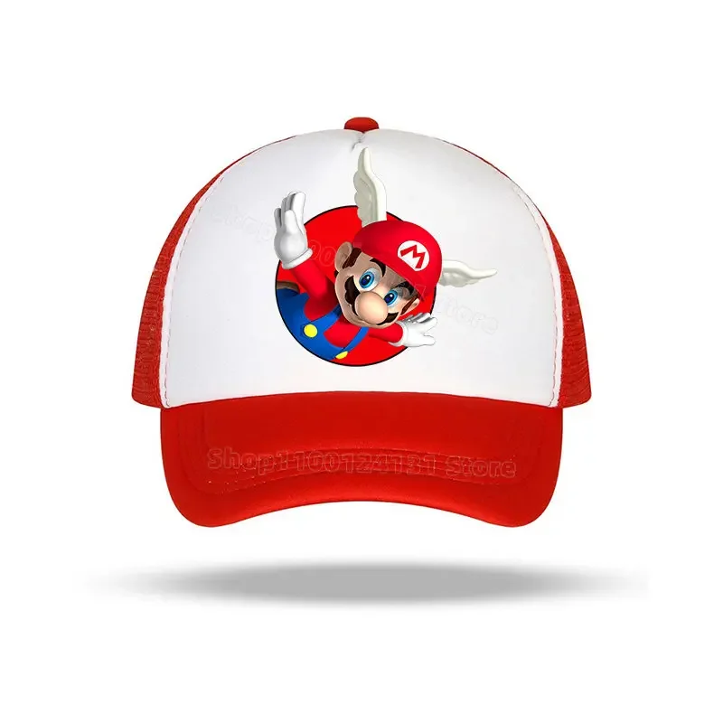 Super Mario Bros Baseball Cap for Kid Sun Caps for Men Women Game Figure Peaked Hat Cotton Summer Hats Fashion Accessories Gift