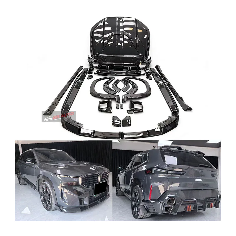 For XM G09 New Upgraded Bumper Engine Cover Front Lip Rear Diffuser Spoiler Top Wing High-quality Dry Carbon Fiber Body Kit