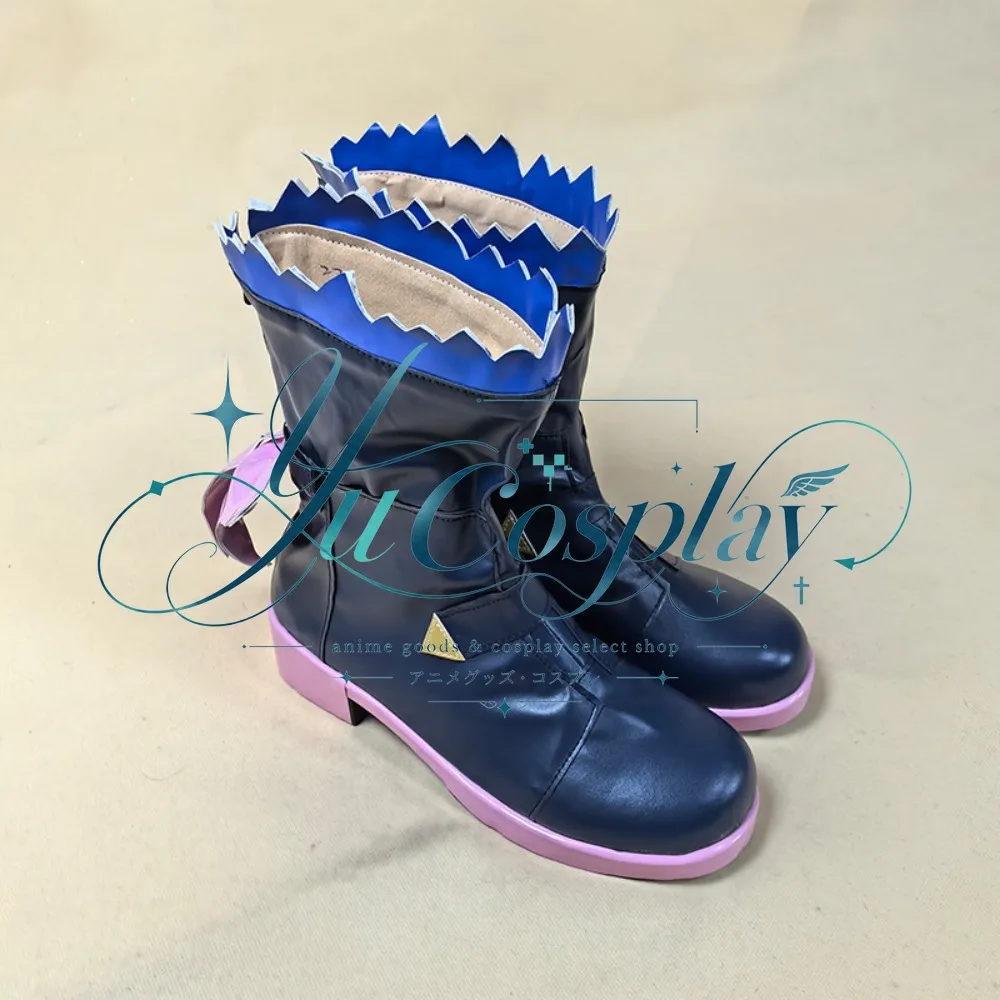 Virtual Sakura Miko Festival Costume Cosplay Shoes Custom Anime Boots Stage Performance Convention Roleplay Footwear