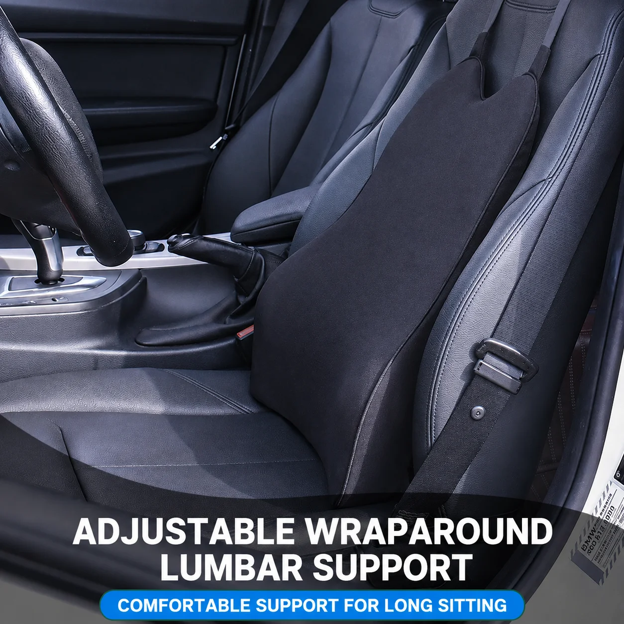 Coussin de soutien lombaire un - Memory Foam Car Neck Pillow Lumbar Support avis et prix