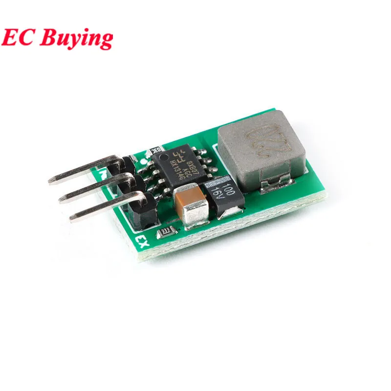 บอร์ดแปลงไฟแบบ DC-DC ลดแรงดัน 1-50 ชิ้น โมดูลจ่ายไฟ 5V 1A 5.5V-32V ตัวควบคุมแรงดันไฟฟ้าแบบซิงโครนัส แทนที่ LM7805