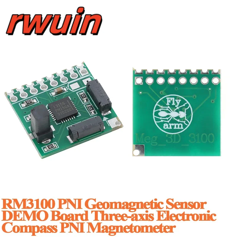 RM3100 PNI geomagnetic sensor DEMO board three-axis electronic compass PNI magnetometer test module