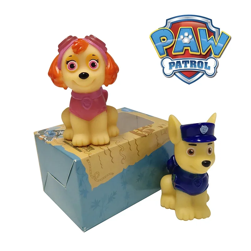 Paw Patrol Cartoon Night Light para crianças, brinquedo brilhante Chase Skye, lâmpada de cabeceira fofa, presente de aniversário infantil, Natal