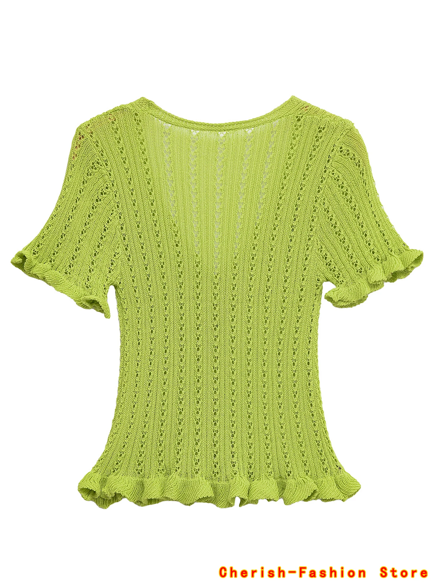 nuovo abbigliamento estivo da donna moda casual gilet giacca lavorata a maglia in rete jacquard cava semplice e confortevole