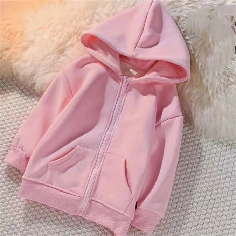 Merch A4 Children Hoodie Pink Sweatshirt Children Clothing Suitable age 3-12 Boys Girls Autumn Winter coat Vlad A4 anime