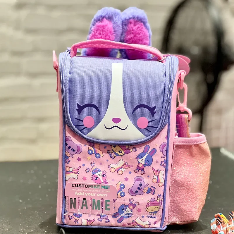 Genuine Australian Smiggle Backpack With Purple Rabbit Shaped Children\'S Stationery, Student Pencil Case, Backpack, Student Gif