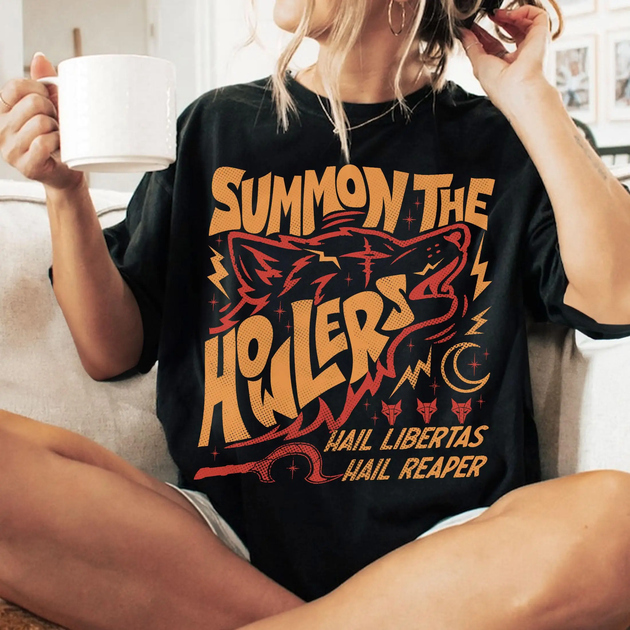 Summon The Howlers Shirt, Darrow The Reaper Tee Shirt, House Mars Sevro Tee, Red Rising Bookish Merch, Scifi Lover Gift T-shirt