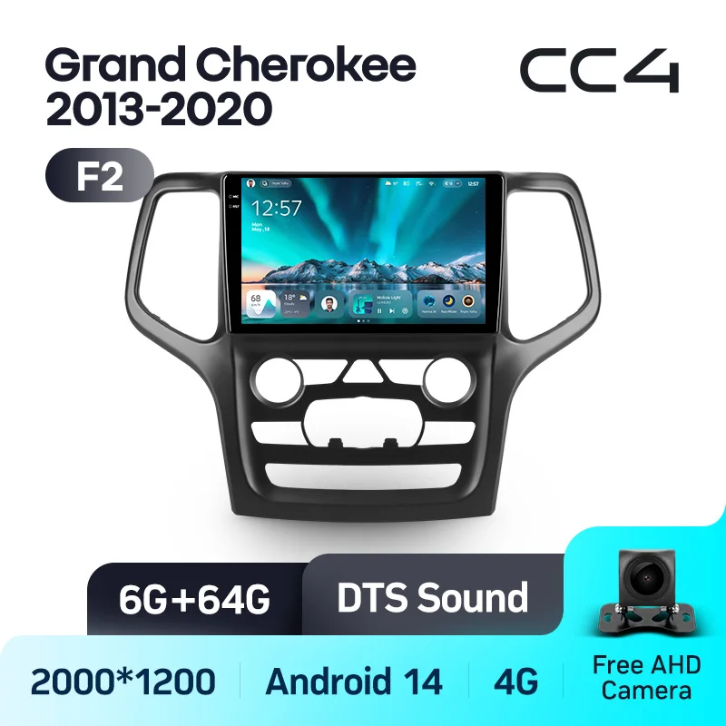 TEYES CC4 ジープ グランドチェロキー WK2 2013-2020用 CarPlay