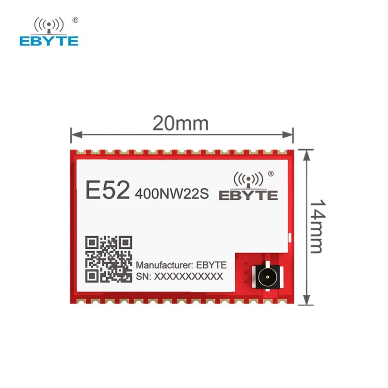 LoRa Mesh Wireless Module EBYTE E52-400NW22S 433MHz Decentralized Self-organizing Network 22dBm Self-routing Self-healing SMD