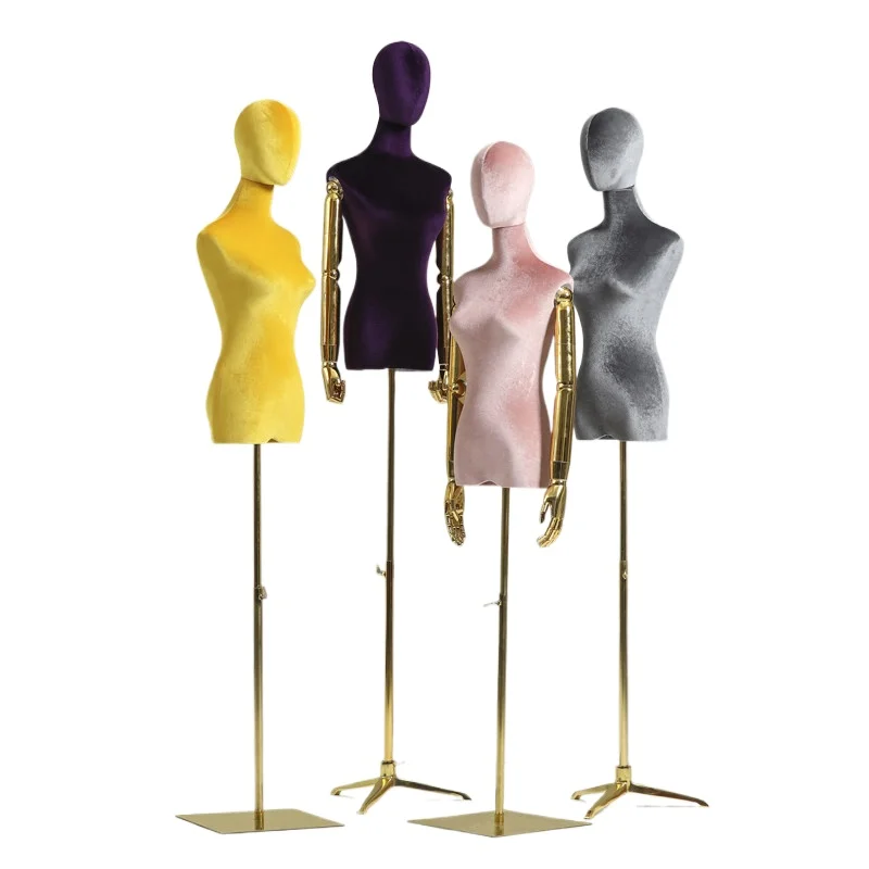 Vrouwelijke Mannequin Torso Kledingpop, Verstelbare Displaystandaard voor Bruidsjurken, Volledige Mannequin voor etalagepresentatie - afbeelding 2