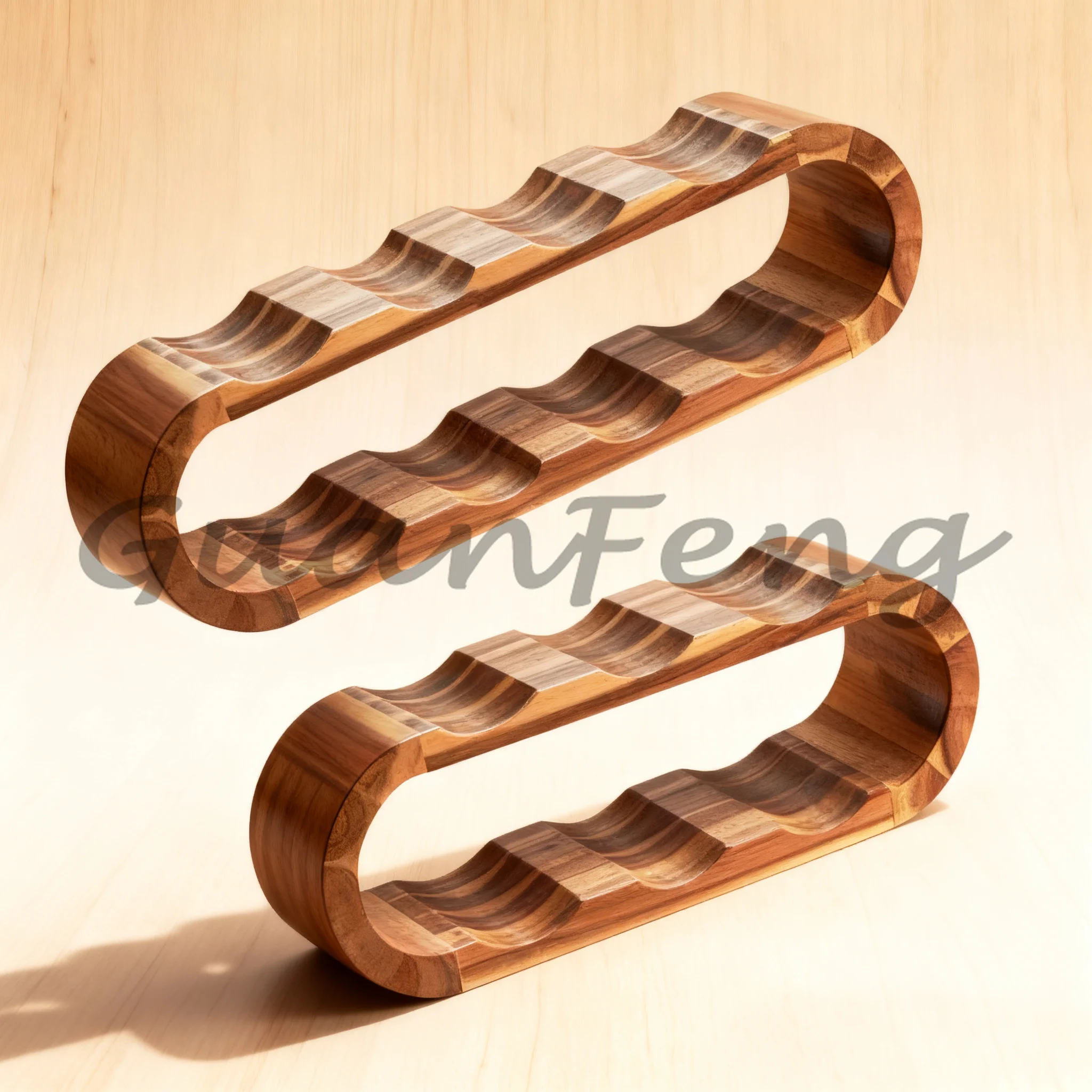 Wooden Wine Rack, Cabinet Insert Countertop Bottle Holder for Wine Water Bottles Home Bar Party Wine Cellar