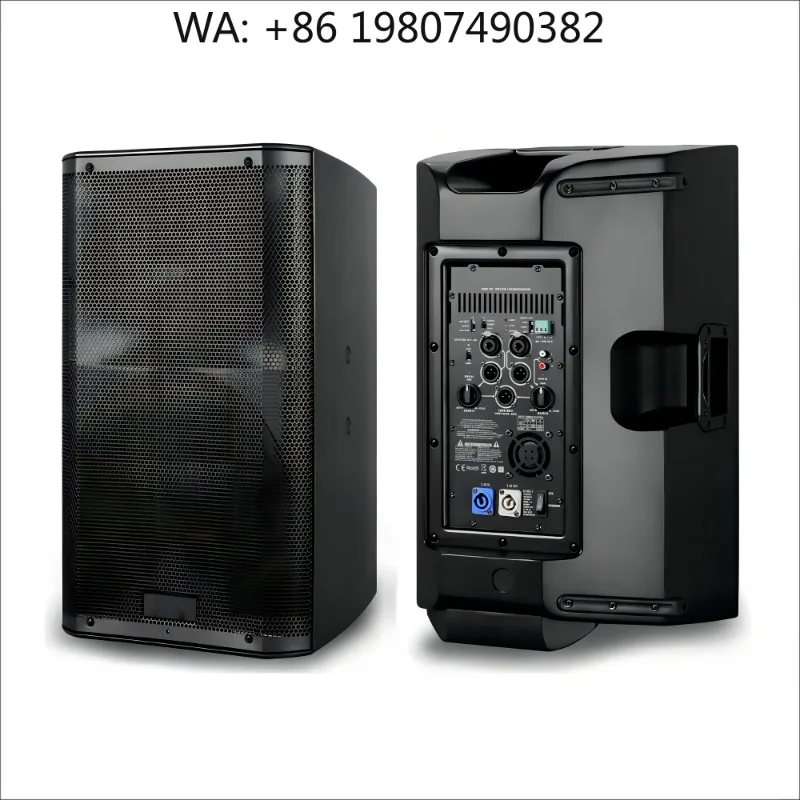 12 Inch High Power Class D Active Speaker 1000W Amplified Custom Stage Stereo Audio Device