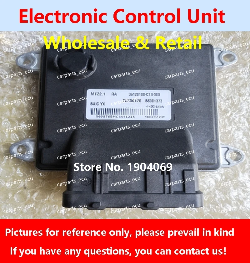 

B6001373/29306176/28483543/36120100-C13-000 Engine P1368010008A0/SMW252552/28391701 Computer Board MT22 ECU For BAIC Foton