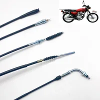 Cables de Control de motocicleta para Honda Jialing Lifan Dayang CG125 CDI125 ZJ125 DY125 Cable de acelerador/freno/embrague/velocidad/cliómetro