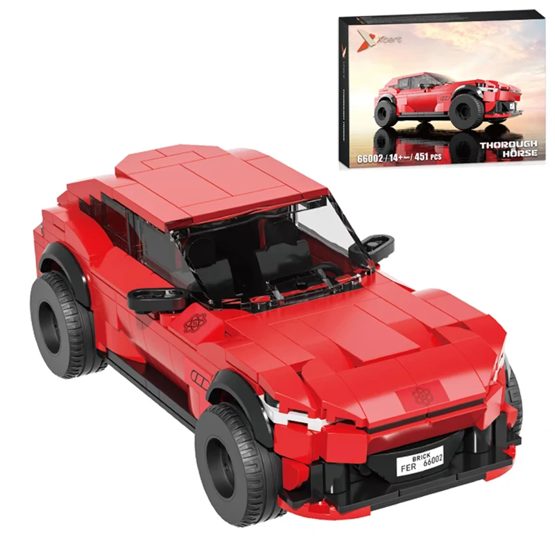 

Внедорожник 451 шт. строительные блоки городской внедорожник модель автомобиля Moc кирпичи коллекция для взрослых настольный дисплей детские игрушки праздничные подарки