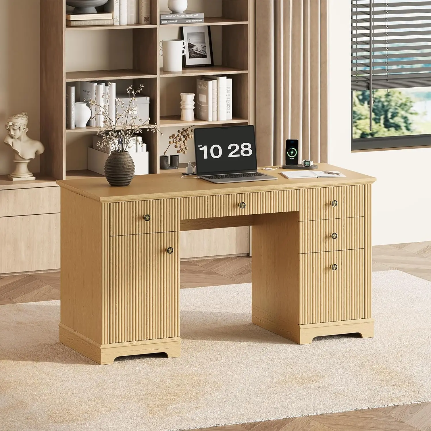 59" Wood Office Des…