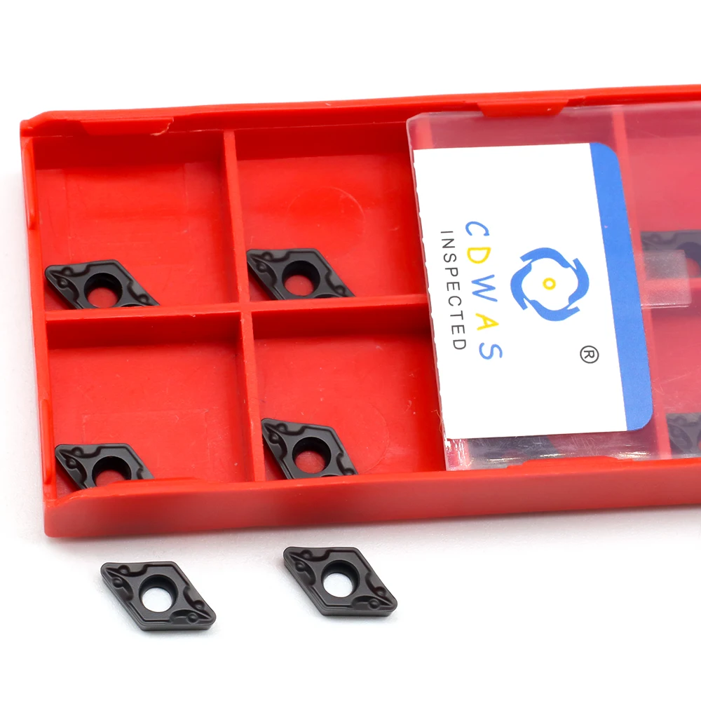 DCMT070208 TM1 PC4125 Carbide Inserts Internal Turning Tool DCMT 070208 Tungsten Carbide Blades CNC Lathe Tools For Steel