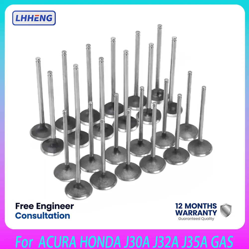 

Engine Intake & Exhaust Valve Set Kit Fit For ACURA CL MDX TL HONDA ACCORD ODYSSEY PILOT 3.0 3.2 3.5 L J30A J32A J35A GAS