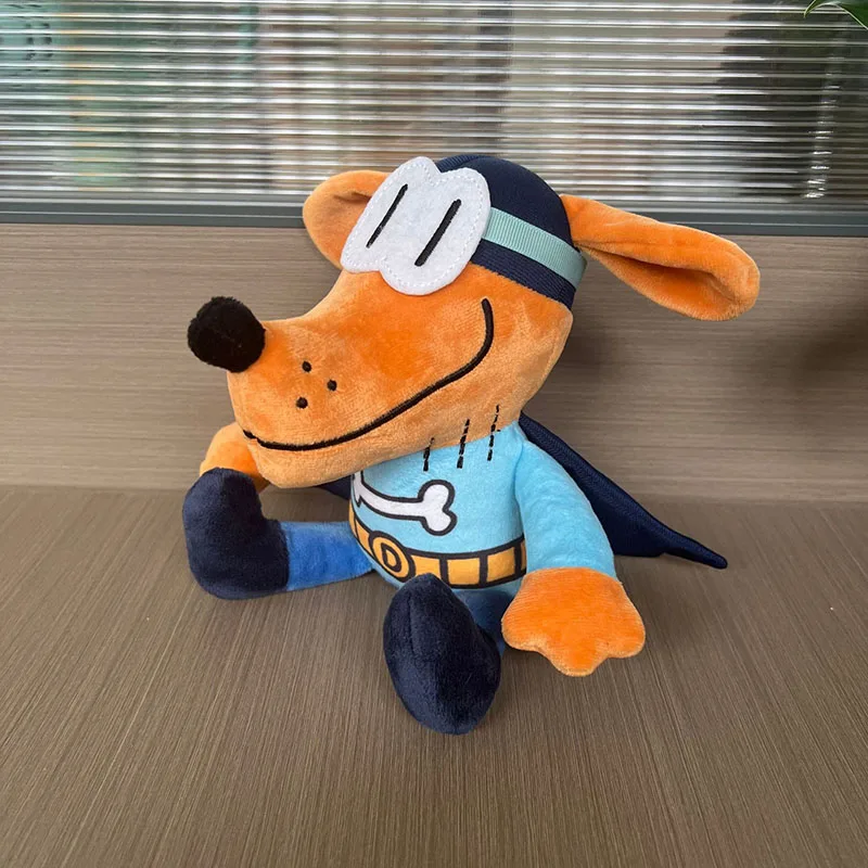 New Dog Man Plush Toys Doll Dogman Plush Soft Stuffed Cartoon Animals Toys Gifts for Children Kids Xmas Birthday 25CM