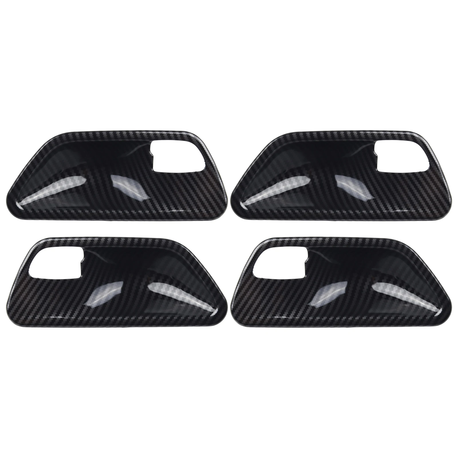 

Cover Door Handle Bowl For F30 F31 2013-2018 Interior Kit Set Carbon Fiber Texture Look ABS Anti-scratch Useful New