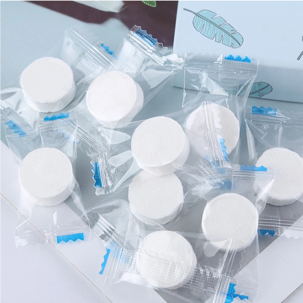 

100pcs Compressed Towels For Face High Quality Soft Non-Woven Mini Travel Towel Disposable Salon Camping Hotel Use