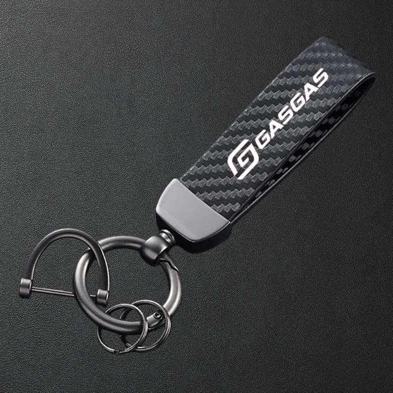 Chaveiro de metal com padrão de fibra de carbono para motocicleta de alta qualidade para GASGAS MC450F EC300 GP SM 700 900 EC Acessórios
