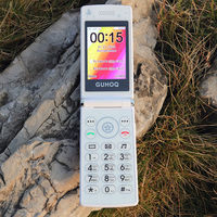 Women Flip Mobile Phone Slim Flashlight Cute Cover Style Dual Sim Big Push Button SOS Sound Recorde Cellphone