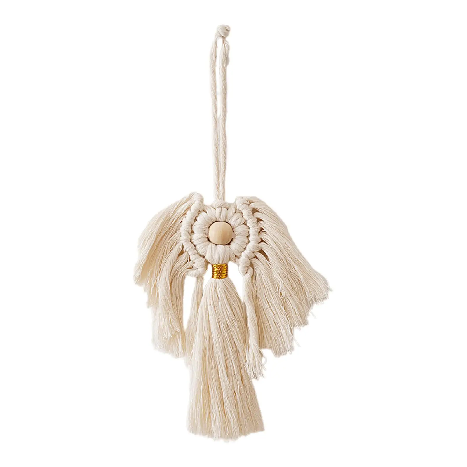 Macrame Wall Hanging Tapestry Decoration Compact Versatile Woven Tassel Tapestry Bohemian Pendant for New Year Wedding Party