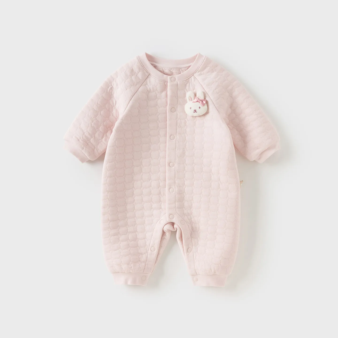 Somenie Newborn Class A Padded Romper, Antibacterial Anti-mite Baby Onesie Warm Climbing Suit for Infant