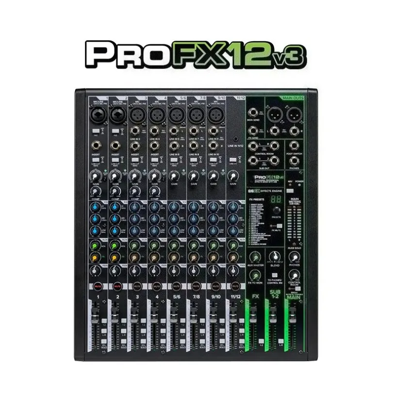 Spot quick delivery ProFX6V3 10V3 12V3 16V3 22V3 30V3 mixer, power amplifier microphone and stereo