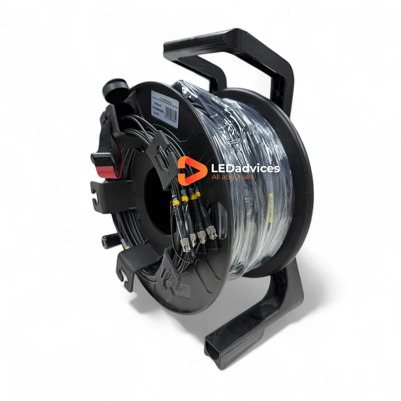 Core 4/6/8/12 200m LC-LC Armored Fiber Cables For LED Screens 10 Gigabits Wire Roulette TPU Jacket Rental Event LC SC FC ST