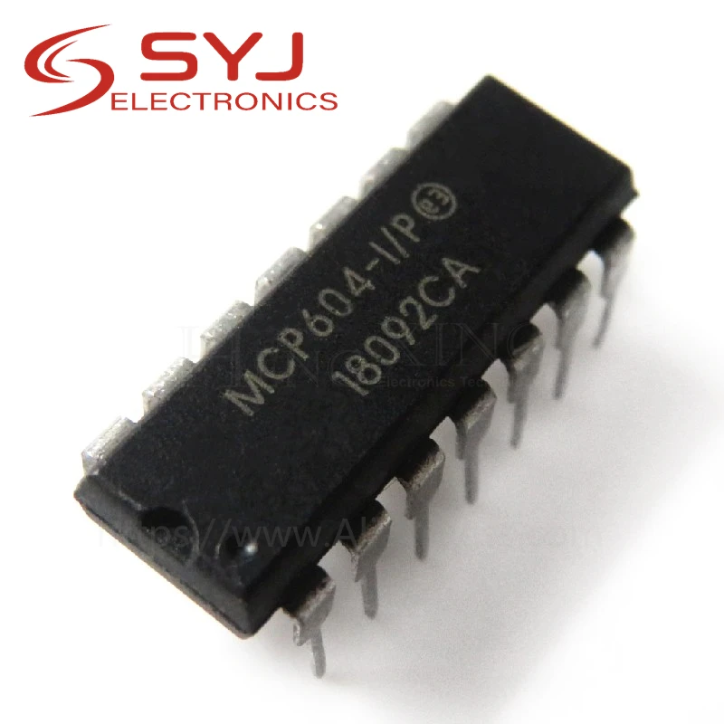 5pcs/lot MCP604-I/P MCP604-IP MCP604-I MCP604 DIP-14 In Stock